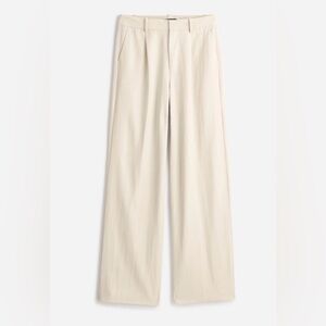 Madewell Petite Slouchy Strait Pants in Drapey Twill - 8P